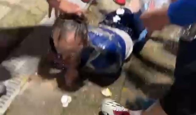 Doğum günü kutlamanın böylesi: Önce koli bandıyla sardılar, sonra yumurtaladılar