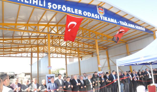 Şoförler ve Otomobilciler Odası'ndan Salihli'ye örnek tesis