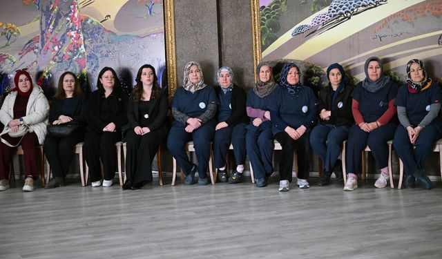 Üniversitedeki kadın çalışanlar aynı sofrada