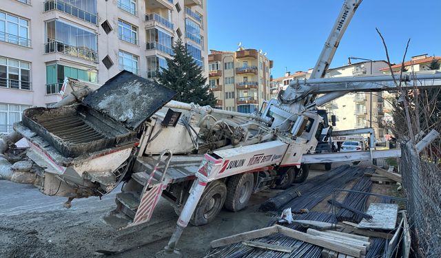Uşak’taki beton pompası kazasında 3 kişi tutuklandı