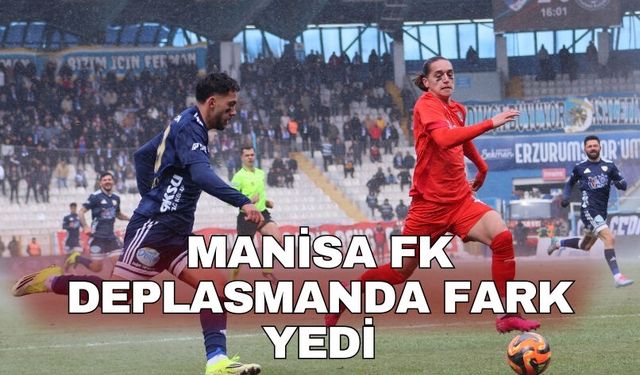 Manisa FK deplasmanda fark yedi