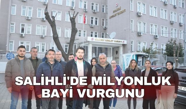 Salihli'de milyonluk bayi vurgunu