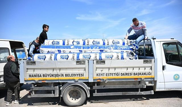 Manisa Büyükşehir’den afetzede üreticilere destek