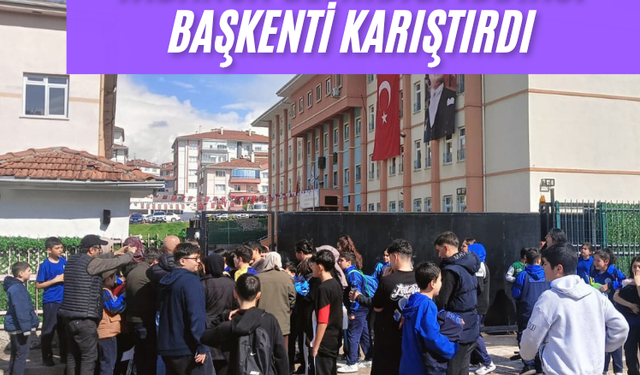 Ankara'da 5. sınıf öğrencisinin okula tabanca getirdiği iddiası