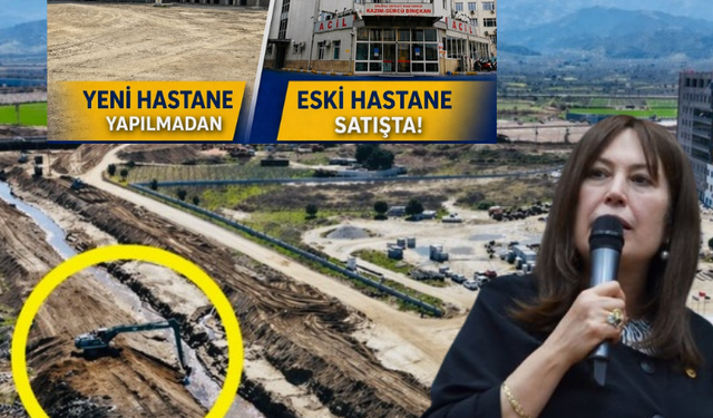 Manisa'da "Yeni Hastane Bitmeden Eskisi Satışa Çıkarıldı!" İddiası