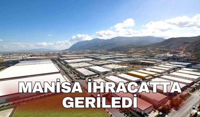 Manisa ihracatta geriledi