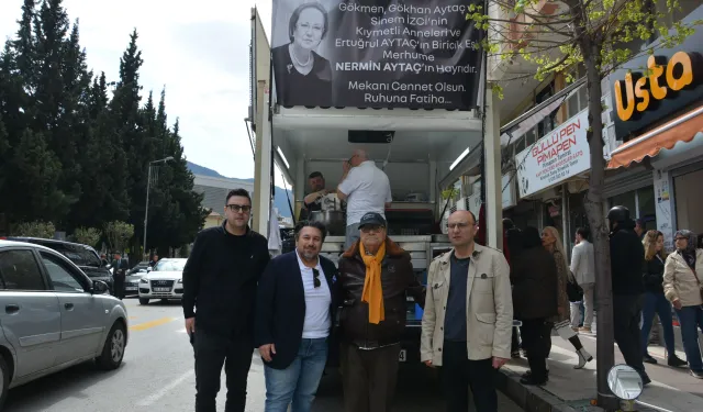 Merhume Nermin Aytaç için lokma hayrı yapıldı