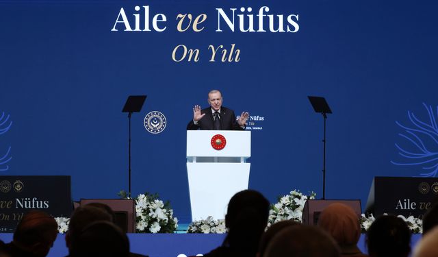 Cumhurbaşkanı Erdoğan: "Doğurganlık hızımız düşüyor, rakamlar hepimiz için tedirgin edici"