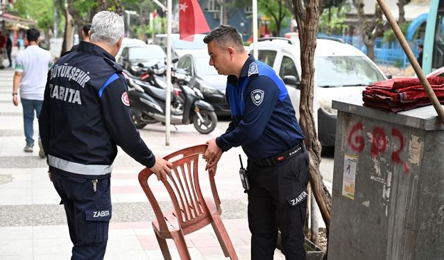 Manisa'da kaldırım işgallerine sıkı denetim