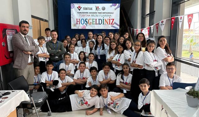 Akgedik TOKİ Ortaokulu’nda bilim şöleni
