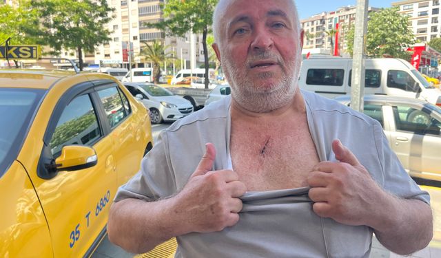 Bıçaklı saldırıya uğrayan taksici dehşet anlarını anlattı