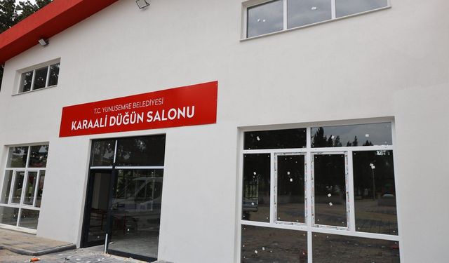 Yunusemre'den Karaali'ye 800 kişilik düğün salonu