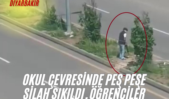 Okul çevresinde peş peşe silah sıkıldı, öğrenciler ve veliler korku dolu anlar yaşadı