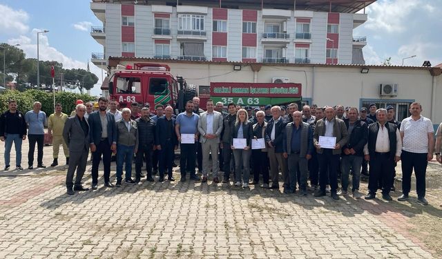Sarıgöl’de 95 kişiye yangın eğitimi