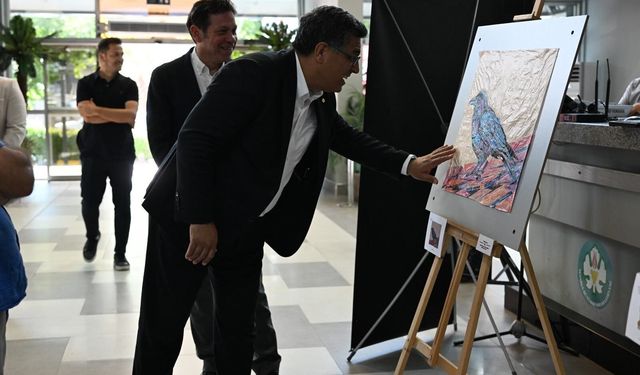 Plastik atıklar sanata dönüştü