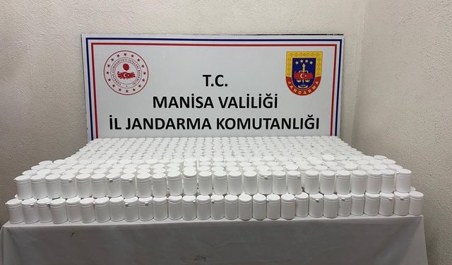 Akhisar'da 50 binden fazla sentetik hap ele geçirildi