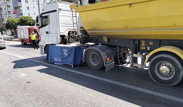 Tırın altında kalan şahıs hayatını kaybetti