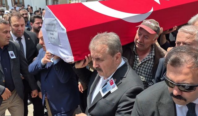 BBP Genel Başkanı Destici'nin ağabeyi son yolculuğuna uğurlandı