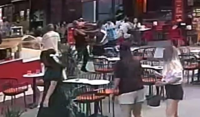 Polisten kaçan şüpheliyi tek yumrukla yere serdi