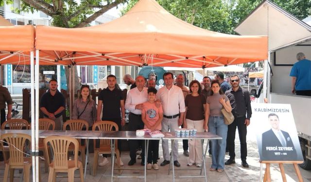 Sarıgöl’de Ferdi Zeyrek için lokma hayrı düzenlendi