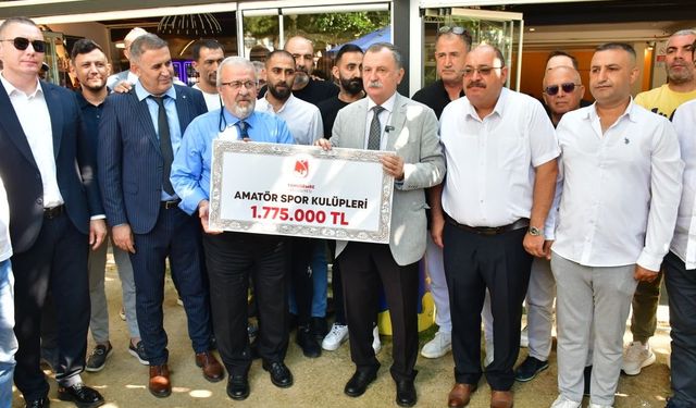 Yunusemre Belediyesi amatör spor kulüplerine 1 milyon 775 bin TL destek açıkladı