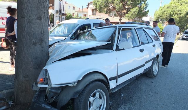 Burhaniye'de trafik kazası: 1 yaralı