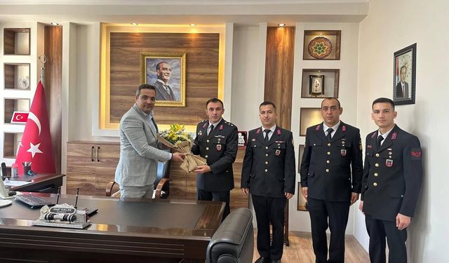 Kaymakam Dalak’tan jandarmaya tebrik ve teşekkür