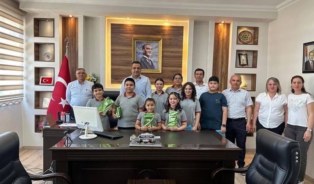 Sarıgöl’ün gururu öğrencilerden Kaymakam Dalak’a ziyaret