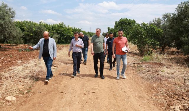 Başkan Şimşek’ten ova yollarına yerinde inceleme