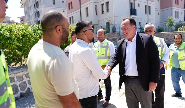Besim Dutlulu Akgedik TOKİ'de incelemelerde bulundu