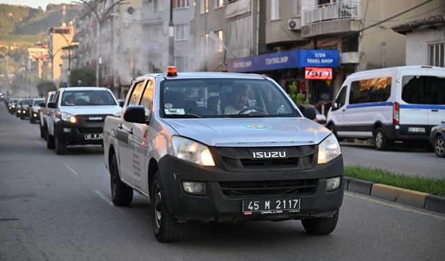 Manisa'da haşerelere karşı ilaçlama seferberliği