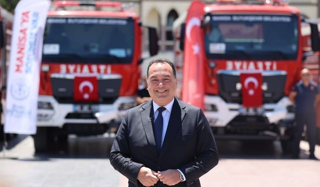 Manisa Büyükşehir'e 37 yeni araç
