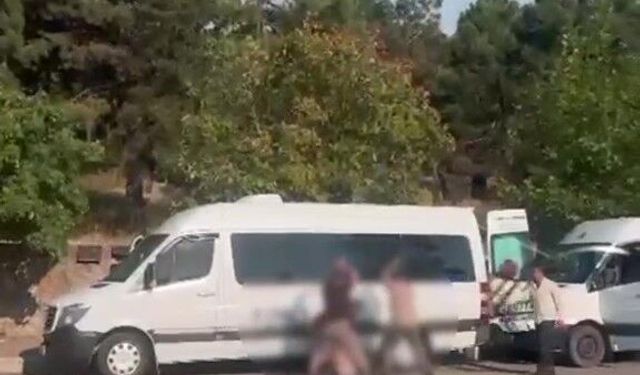 Cadde ortasında d*hşet anları: Demir sopalarla darp ettiler