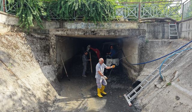 Manisa'nın derelerinde koku ve kirliliğe karşı kapsamlı temizlik
