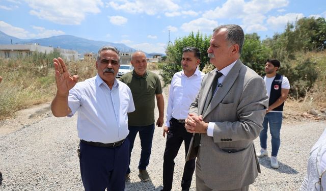 Başkan Balaban mahallenin taleplerini yerinde dinledi