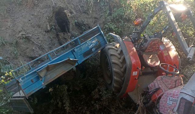 Hareket eden traktörü durdurmaya çalışan genç hayatını kaybetti