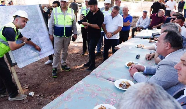 Gördes’in İçme Suyu Projesinde depo temeli atıldı