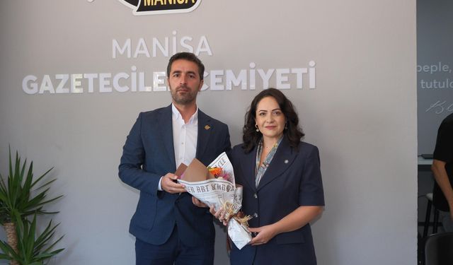 İYİ Partili Aytaç'tan Gazeteciler Cemiyetine ziyaret