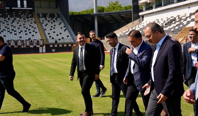 Kasapoğlu’ndan Manisa’da spor yatırımları incelemesi