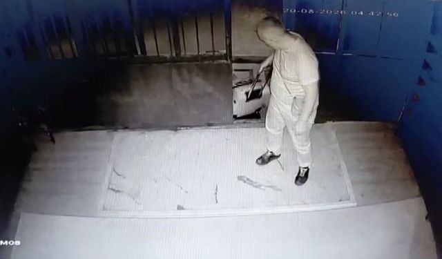 Manisa'da cami cami dolaşan valizli ayakkabı hırsızı
