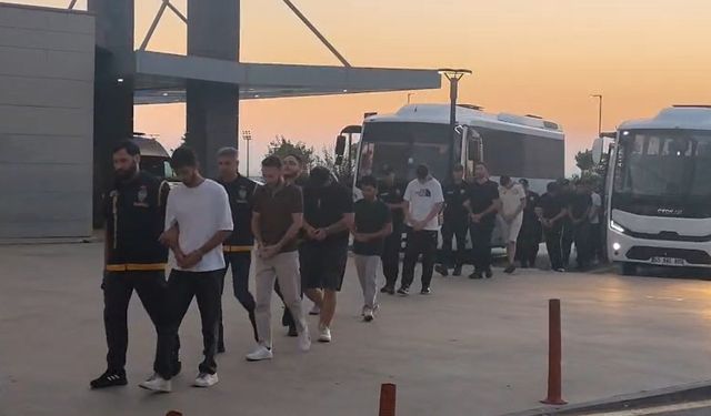 300 milyon liralık para trafiğinin şüphelileri adliyeye sevk edildi