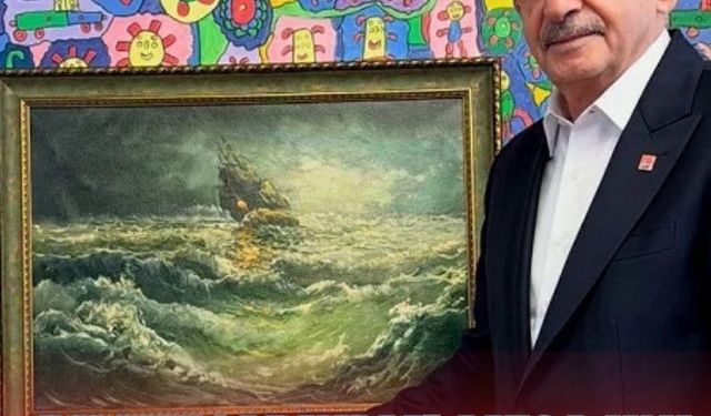 Bu kez ‘arınma’ mesajını tabloyla verdi