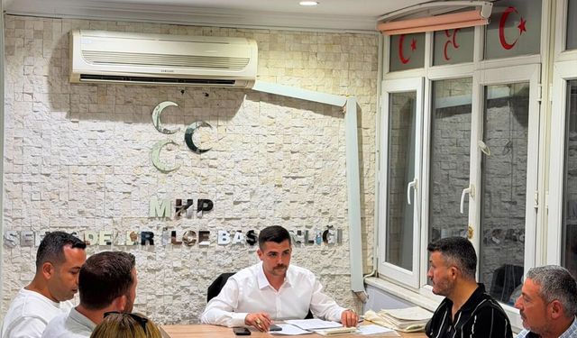 MHP Şehzadeler yeni başkanıyla ilk toplantısını gerçekleştirdi