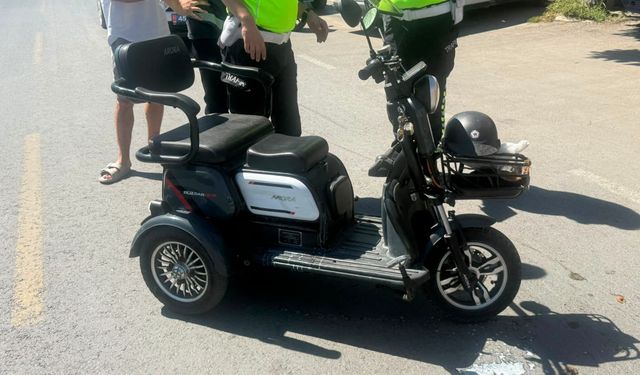 Kula’da elektrikli bisiklet kazası: 58 yaşındaki sürücü yaralandı