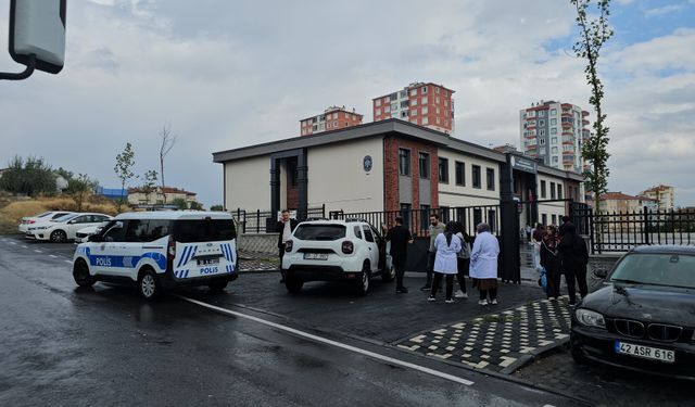 Kayseri'de okul önünde hareketli dakikalar