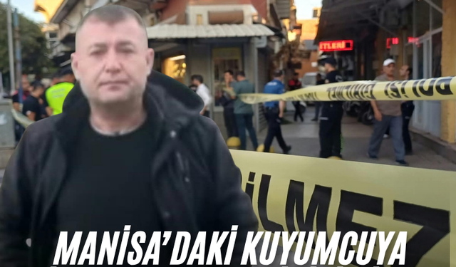 Manisa’daki kuyumcuya silahla soygun girişiminde bulunan şüpheli tutuklandı