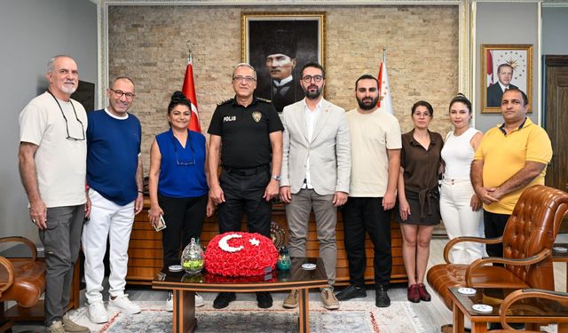 Manisa Gazeteciler Cemiyeti'nden Müdür Karayel'e ziyaret