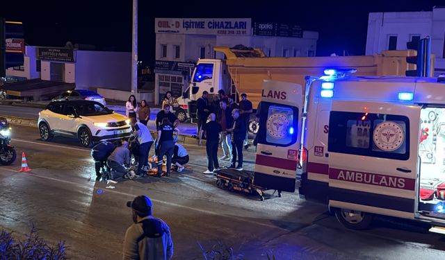 Bodrum’da motosikletin çarptığı yaya hayatını kaybetti