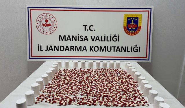Manisa’da iki ayrı  operasyon! 86 bin 654 hap yakalandı
