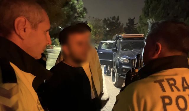 Alkolmetreyle tartıştı, 25 bin lira ceza yedi
